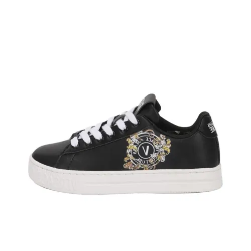 VERSACE JEANS COUTURE Скейтборд Кроссовки Низкие Черные Женские