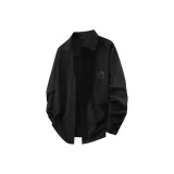 [Ледяной шелк, защита от солнца] Черный Mb, уличный, веселый, собака, логотип на груди