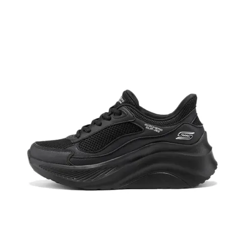 Skechers Slip ins Поддерживающие и Эластичные Повседневная Обувь Женская Черная