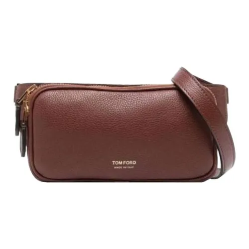TOM FORD Сумка через плечо из коровьей кожи слинг-сумка поясная сумка мужская коричневая