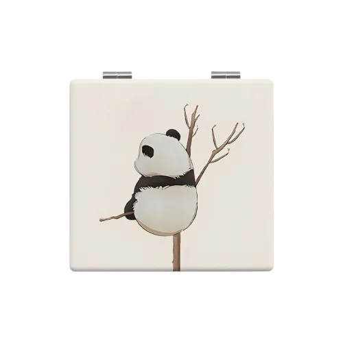 WANWAN Панда Складной Зеркало для макияжа Милый Девичий Домовое Портативное Путешественное Зеркало для макияжа On The Go