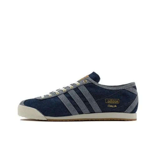 Adidas Originals Denim Italia SPZL Противоскользящий Устойчивый к истиранию Низкий Топ Casual Унисекс Синий Белый