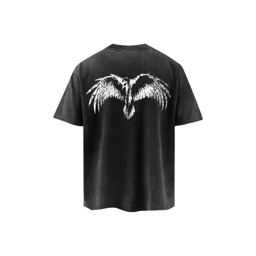 FOR FEAR THAT Промытый черный Унисекс T-рубашки