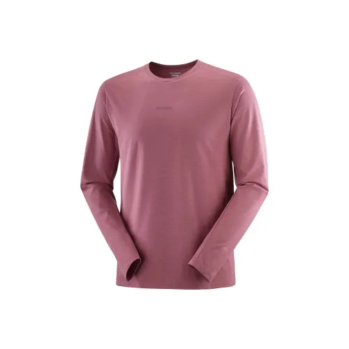 Salomon Collaboration Серый Розовый Мужская T-Рубашка
