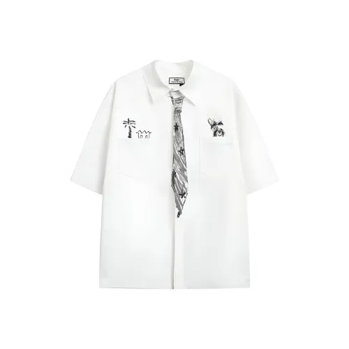 ZIAREL Белый Унисекс Рубашки