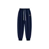 [Ребристая манжета] Темно-синий (Mb Закат Кокосовый зеленый Остров Логотип на брюках)