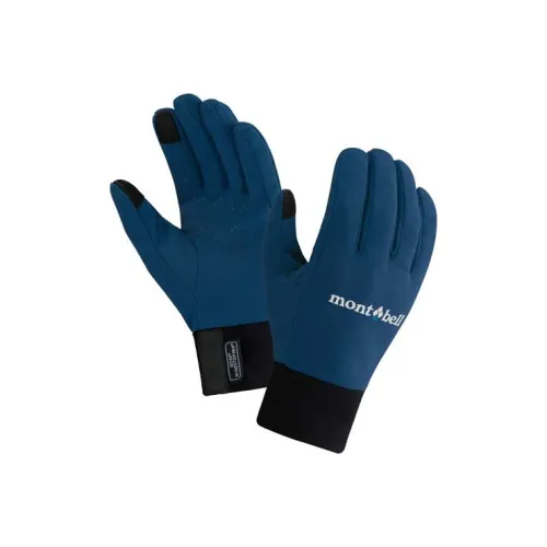 MONTBELL WINDSTOPPER® Ткань Перчатки Мужские Темно-Синие
