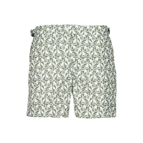 FEDELI Зеленые Мужские Пляжные Шорты