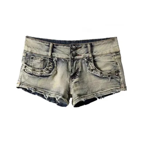 XDFM Светло-синие женские джинсовые шорты