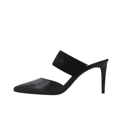 MICHAEL KORS Домашние тапочки с резиновым подошвой женские черные