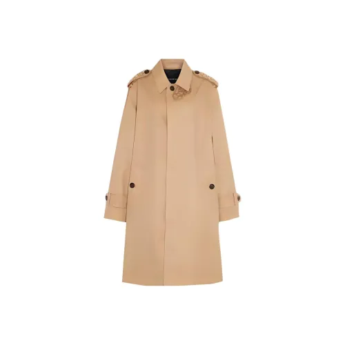 COACH Хаки Мужской Тренч