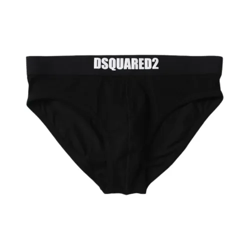 DSQUARED 2 Мужские шорты-бикини черного цвета