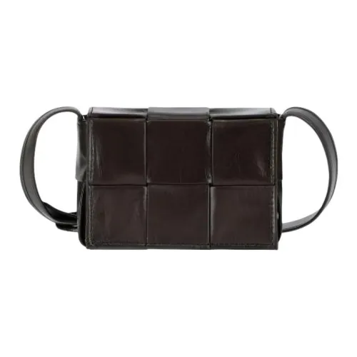 Bottega Veneta Сумка через плечо из коровьей кожи стандартная мужская темно-коричневая