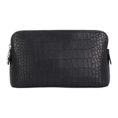 LONGCHAMP Телячья кожа Клатч Женский Черный