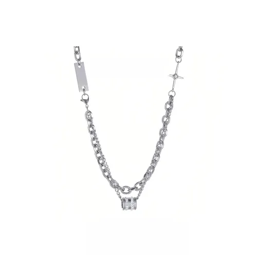 FUYOU Ожерелья из титанового сплава Унисекс