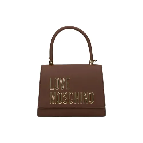 LOVE MOSCHINO Кожа с полиуретаном одно плечо сумка женская умбра