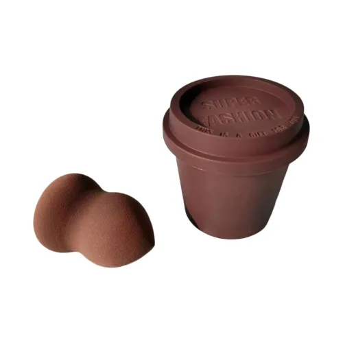 Stubborn Кофейная чашка Макияж Губка Одежда Наборы Тыква Вода Drop Slit Dry and Wet Dual Use Макияж Губка Контуринг