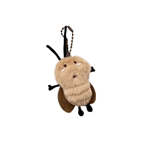 Nodding Bud Bug Cartoon Cute Причудливый Strong MUSCLE Плюшевый Брелок 7 см Рекомендуемая высота