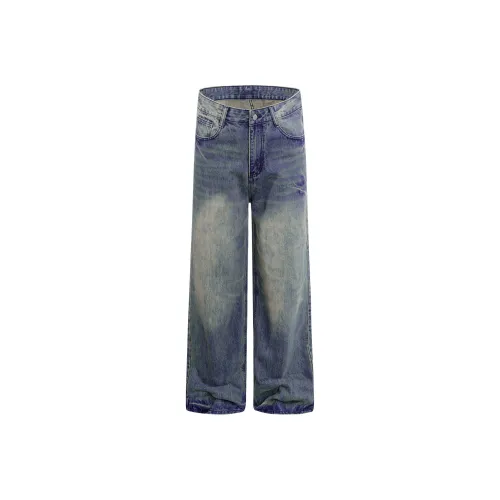 MT99 Синий Унисекс Джинсы