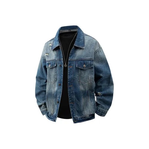 VALKOMM Лунный свет Синий Унисекс Джинсовые куртки