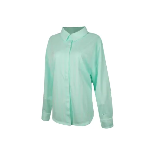 nike ASWNSW JQRD Stripe Рубашка Женская Розовая Синяя