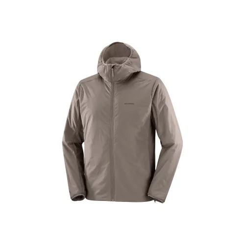 SALOMON Mountain Iron Gray Men's Down Jackets (Пуховики)