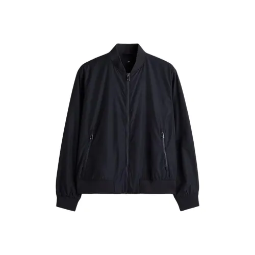 H&M Темно-синие мужские куртки