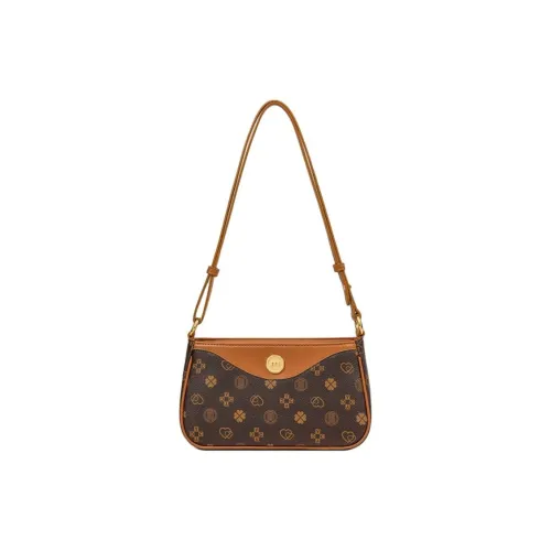 COMELY Синтетическая кожа Одно плечо Подмышечный Сумка через плечо Стандартная Женская Кофейная