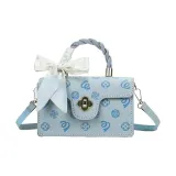 Синяя сумка из материала