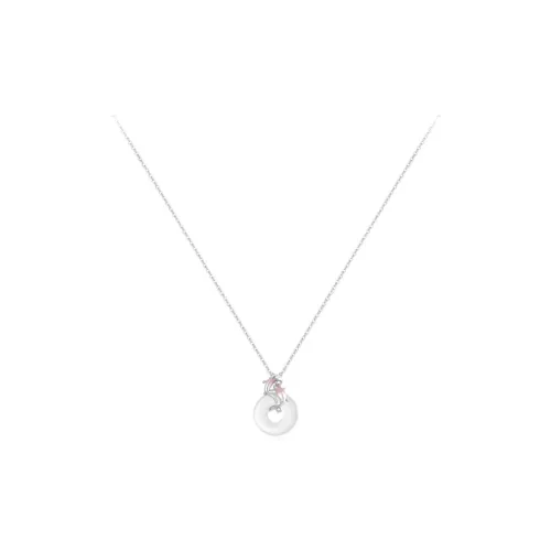 BAIMUMOU Цветное стекло Ожерелье Женское