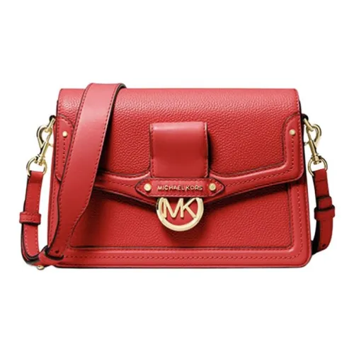 MICHAEL KORS Jessie Кожа Сумка через плечо Сумка на плечо Средняя Женская Красная