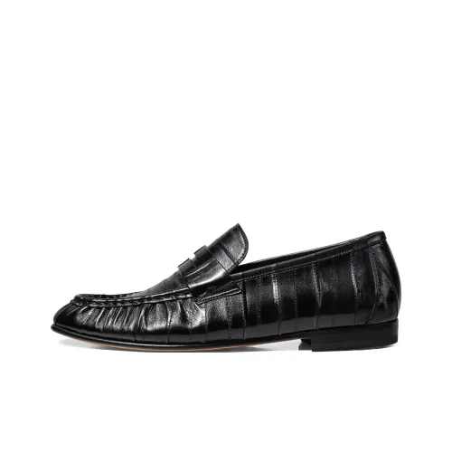THOM WILLS Британский Бизнес Slip-On Casual Мужской Черный