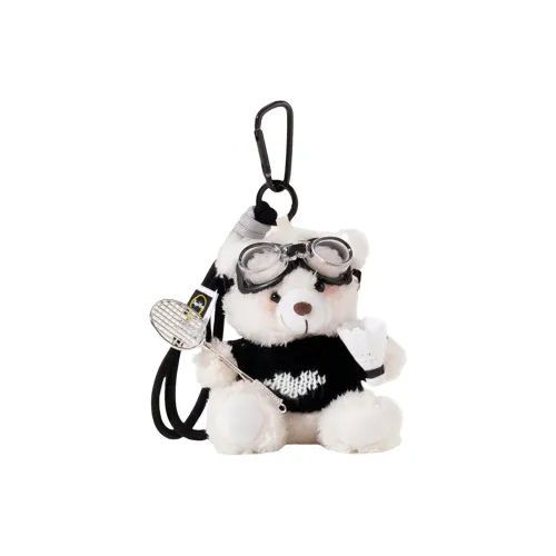 ZHENSHANGJIANERBAO Бадминтон Игрушечный Медвежонок Кукла Плюшевая Брелок 11 см Высота