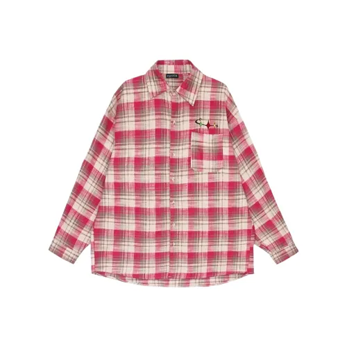 PISYPOX Розовый Унисекс Рубашки