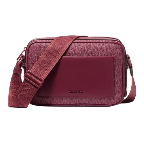 MICHAEL KORS MAEVE Покрытый холст Сумка на плечо Большая Женская Mulberry Красный