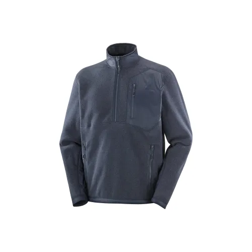 SALOMON Midnight Blue Мужской Флисовый Пуховик