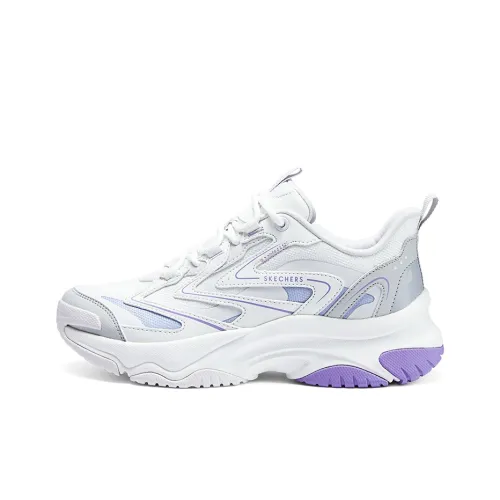 Skechers Street Series Низкий Топ Повседневная Обувь Женская Белая Фиолетовая