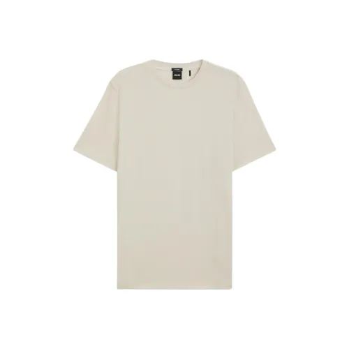 Hugo Boss Белая Мужская T-Рубашка