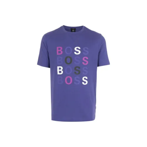 Hugo Boss SS22 T Рубашка Мужская Фиолетовая