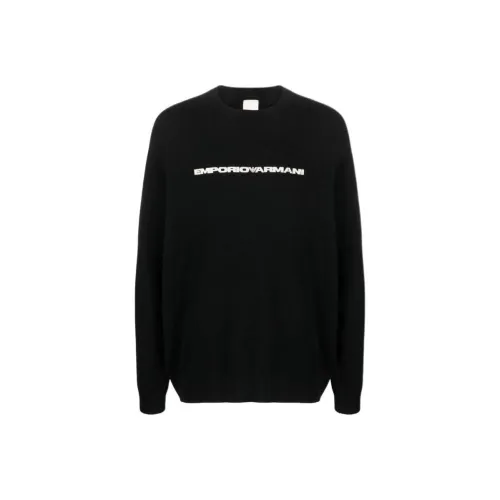EMPORIO ARMANI SS23 Свитер Мужской Черный