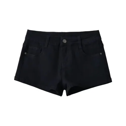 XDFM Черные брюки Женские Джинсовые шорты