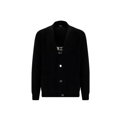 BALMAIN Черные Мужские Свитера