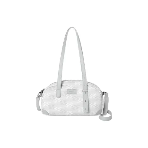 OMTO PVC Подмышечная Сумка на Плечо Стандартная Женская Кремовый Морозный Серый