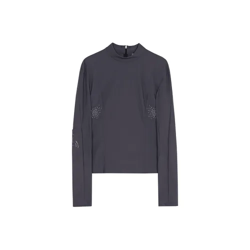 UPON PRO Чернила Night Серый Женские T Рубашки