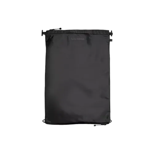 lululemon Водонепроницаемый тканевый сумка для путешествий унисекс черный и графитовый серый
