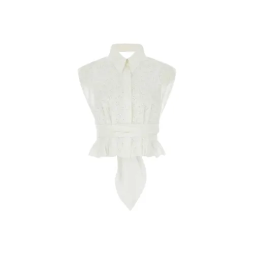 PHILOSOPHY DI LORENZO SERAFINI Белые Женские Рубашки