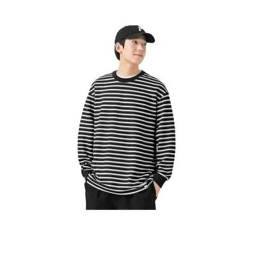 WOOD SOON Зимний Пара Trendy Versatile Повседневный Базовый слой Длинный Sleeved T Рубашка Унисекс