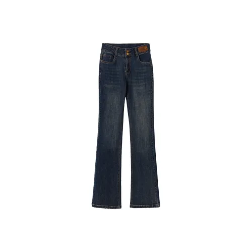 PIERRE CARDIN Винтажные синие женские джинсы