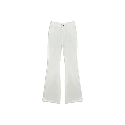 SIMONA XIZI Белые Штаны Женские Джинсы