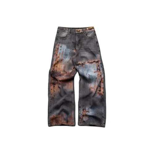 RACER WORLDWIDE Черный Rust Denim Мужские Джинсы